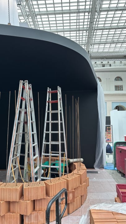 Стенд натяжной потолок Москва